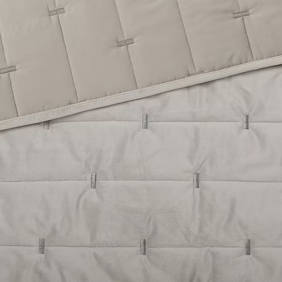 BRAND NEW Indigo Road 3 Piece Quilt Set Mushroom Beige - Queen Size - Picture 2 of 6